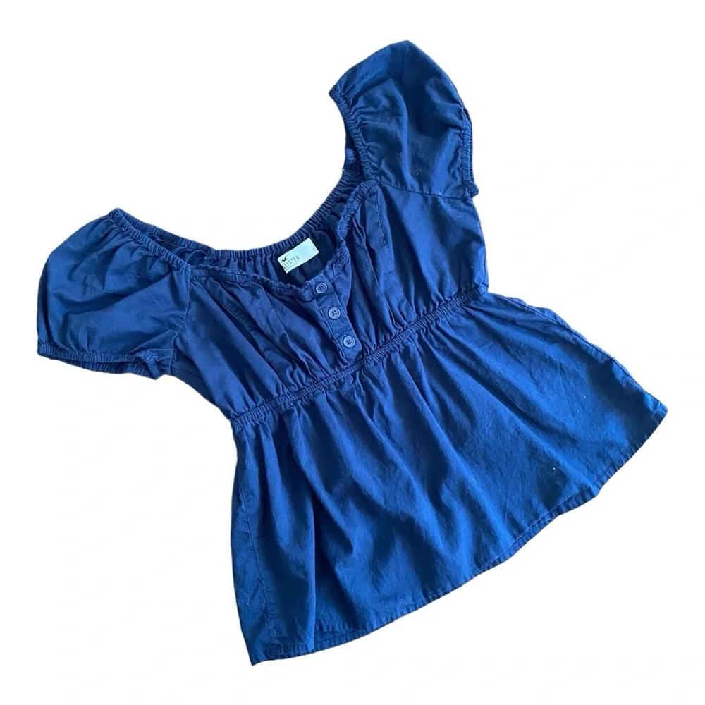 Super cute Hollister short sleeve teen top sz S. EUC - Picture 1 of 5